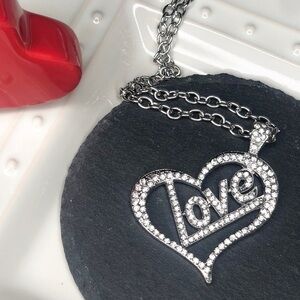 🌷NEW Rhinestone Love Necklace